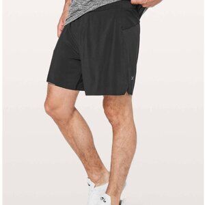 Lululemon Surge Short 6” Lined Black Men’s Sz M Updated Version